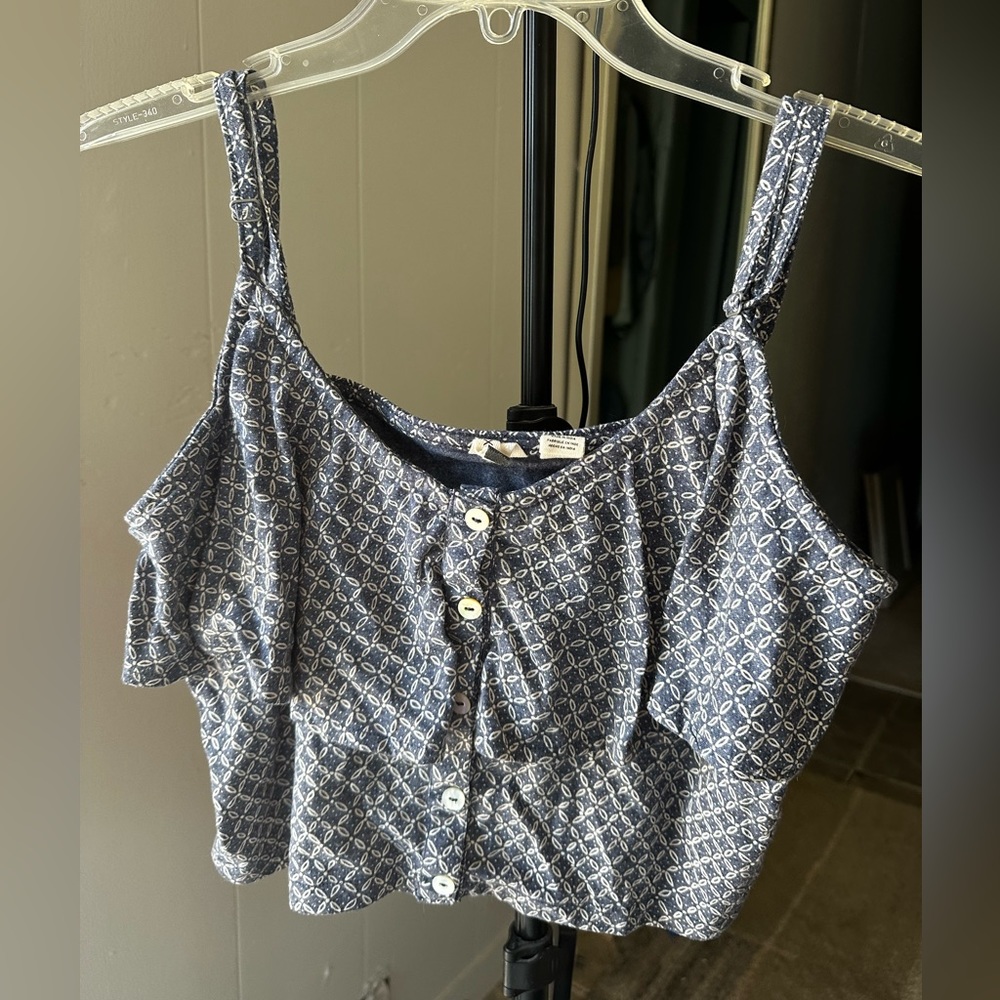 Crop top beach tank